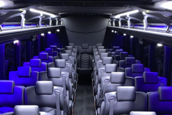 Fall River Charter Bus Interior